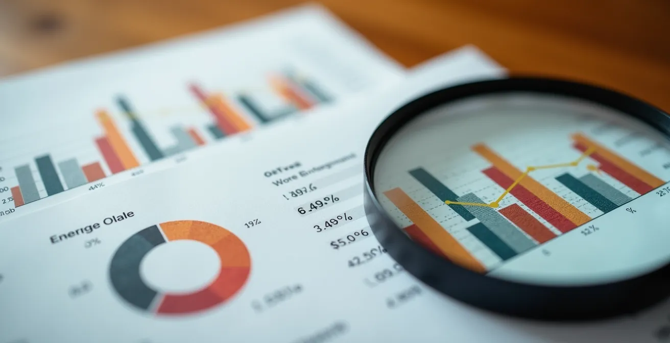 Analyse macro des documents énergétiques avec graphiques abstraits